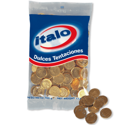 CHOCO MONEDA ITALO x 125 GR $12,240